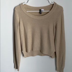 H&M Divided Cream Sweater